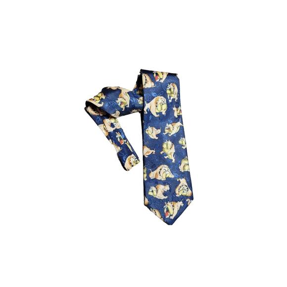 Spike the Bulldog Neck Tie from Tom and Jerry Cartoon Blue - Picture 2 of 8